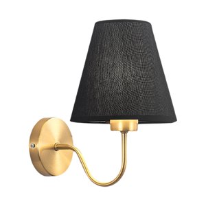 Ioensy - Aplique De Pared Moderno E27 Pantalla De Lámpara Para Comedor Escalera Interior Negro