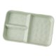 thumbnail image 2 of Plato Para Servir Fácil De Llenar, Práctico, De Porcelana, Con 3 Compartimentos, Rectangular, Color Verde, 2 of 5