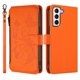thumbnail image 2 of Funda Cartera Mariposa para [Samsung Galaxy S21 Plus] con Soporte y Cremallera Naranja, 2 of 6