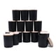 thumbnail image 1 of Frasco SHOWIN 210 ml Negro Mate con Tapa de Madera - Pack de 16, 1 of 8