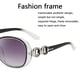 thumbnail image 4 of Gafas de sol retro de gran tamaño para mujer, con protección ancha, de diseñador, ovaladas y elegantes., 4 of 8