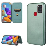 Funda Flip Para Foxdock Samsung Galaxy A21S - Funda Magnética De Negocios, Funda Protectora Delgada