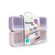 thumbnail image 1 of Pack de 2 Contenedores de 4 Compartimientos Rosado y Morado, 1 of 4