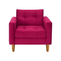 Bodevir - Sofa Retro 1C Felpa 04 Burdeo
