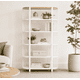 thumbnail image 1 of Biblioteca "Siete Tazas" Estantería de Madera con Barrotes - Blanco - 80x35x180 cm, 1 of 3