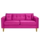 thumbnail image 1 of Sofa New Retro 3c Felpa 01 Fucsia, 1 of 6