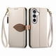 thumbnail image 5 of FOXDOCK Funda Tipo Cartera para Samsung Galaxy S26 Pro, con Ranuras para Tarjetas, Soporte y Cremallera-Blanco, 5 of 6