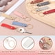 thumbnail image 3 of Uxcell 20 Pcs Blanks de Llavero de Cuero PU a Granel Kit de Llavero de Cuero para Grabado Láser con Anillos de Llave para Suministros de Bricolaje Regalos (Blanco, 5.3" x 0.8"), 3 of 6
