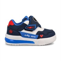 Zapatilla Niño Bubblegummers Mickey Azul Marino - Rojo