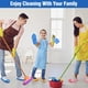 thumbnail image 5 of 10 mopas para limpiar el suelo, lavables, de microfibra suave, reutilizables, para mujeres, hombres y niños, para limpiar el polvo de los pies, el pelo, la casa, la oficina, el baño y la cocina., 5 of 7