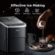 thumbnail image 2 of Máquina de hielo Silonn para encimera, 9 cubos, 6 minutos, 12 kg, 24 horas, autolimpiante, 2 of 7