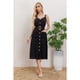 thumbnail image 1 of Vestido Largo Primavera Mujer Semi Formal, Casual Botones Premium 337, 1 of 3