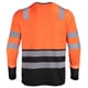 thumbnail image 2 of Polera Hibrida Hi Vis Bi Color Naranjo Talla XXL, 2 of 2