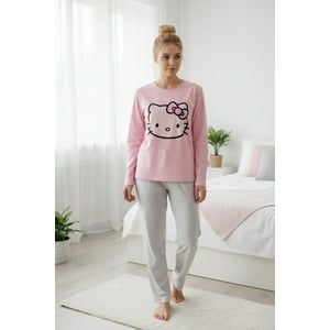 Pijama Micropolar Mujer Hello Kitty Rosa S