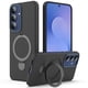 thumbnail image 1 of Para Samsung Galaxy S26+ 5G Case (Compatible With MagSafe) With Invisible Magnetic O-Ring Stand Military-Grade Shockproof Phone Case,Black,For Galaxy S26+(5G), 1 of 7