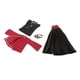 thumbnail image 2 of 1/6 Ni?os Mu?ecas Trajes De Abrigo De Viento Para Mu?ecas Ropa Casual Rojo Negro Conjunto Completo, 2 of 3