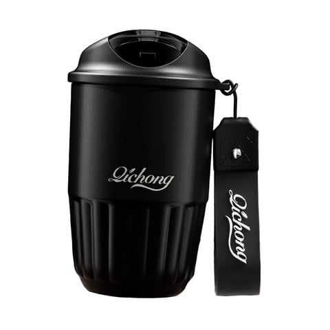 Bothyi - Taza De Café Con Aislamiento, Vaso De Café Con Aislamiento Reutilizable Para Viaje, Coche, Oficina, Negro