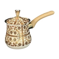 Magideal - Cafetera Turca Calentador De Para Hacer Café Olla De Madera Larga Para Derretir Olla Para Calentar Leche Cafetería Casera Fácil De Limpiar 720 Ml