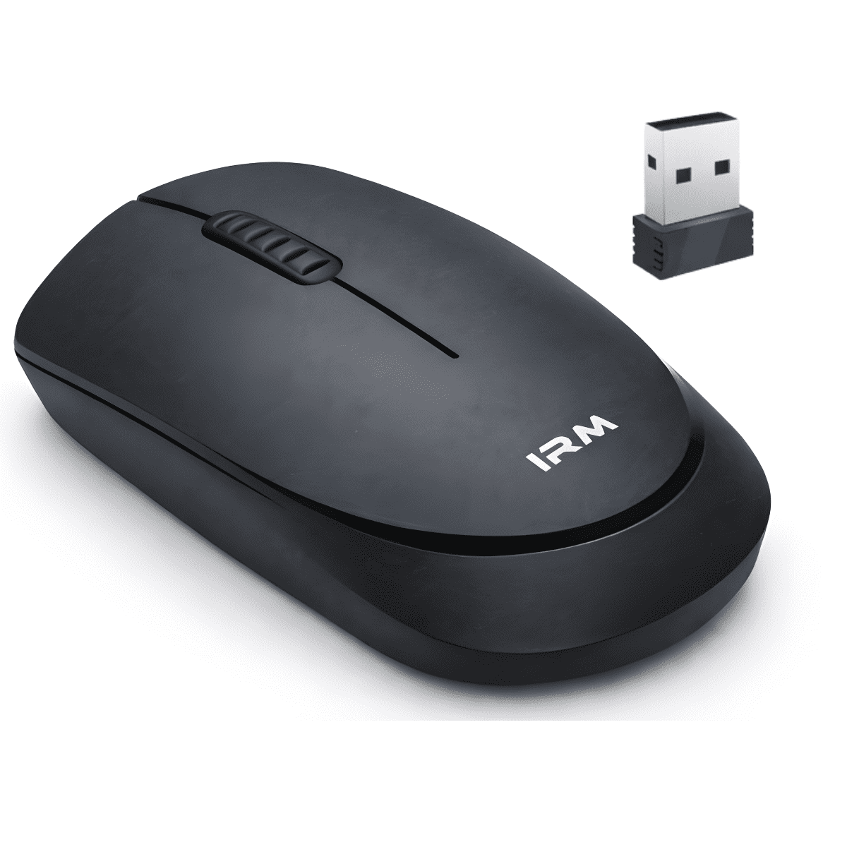 Irm - Mouse Raton Negro Inalambrico Dual Bluetooth Y Usb