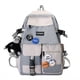 thumbnail image 3 of Preppy Style Colorblock Student Backpack - Large Capacity School & Travel Bag, 3 of 4