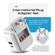 thumbnail image 2 of Adaptador de enchufe Ceptics Intl Travel Set 20W PD QC Dual USB, 2 of 5
