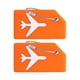 thumbnail image 5 of 2 Etiquetas De Equipaje Para Maletas Con Nombre, Tarjeta De Identificación, Etiqueta De Maleta Portátil Naranja, 5 of 5
