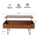 thumbnail image 3 of Mesa de Centro con Almacenamiento Rectangular Café, 3 of 3