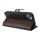 thumbnail image 5 of Premium Wallet Case for iPhone 15 with Card Slots & Kickstand, Flip Cover Brown, 5 of 6