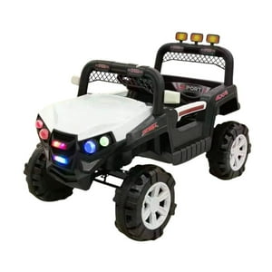 Auckland Outdoor - Auto Electrico Infantil Jeep Batería Con Control 2069 Blanco Blanco