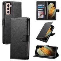 Funda Para Foxdock Samsung Galaxy S21 Plus– Cuero Premium, 3 Ranuras Para Tarjetas, Protección Contra Impactos