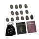 thumbnail image 3 of Witch Rune Stone Set Play Gift Witchcraft Pagan Rune Símbolo Con Bolsa De Almacenamiento, 3 of 5
