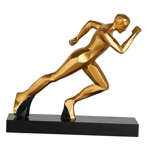 Bothyi - Estatua De Corredor, Figura Moderna Creativa Coleccionable Para Estantería, Hogar