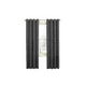 thumbnail image 1 of Cortina Blackout 100% 2 Paños 140x220cm Textura Lino Gris Oscuro, 1 of 3
