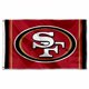 thumbnail image 1 of Bandera WinCraft SF 91 cm x 152 cm 49ers con licencia oficial, 1 of 8
