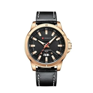 Curren - Reloj Análogo Negro