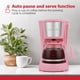 thumbnail image 2 of Cafetera De Vidrio 5 Tazas Color Rosa 750 Ml, 2 of 5