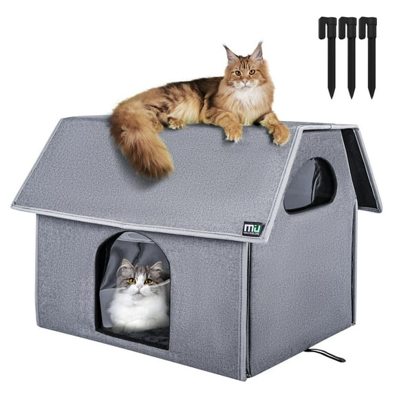Cat House MIU COLOR Outdoor, extragrande, impermeable para gatos