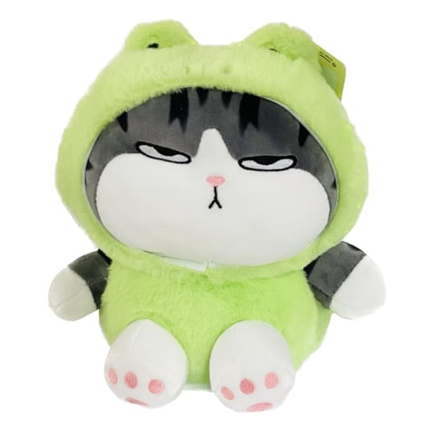 Genérico - Juguete Peluche Gato Emperador Disfraz Rana Kawaii 40Cm Infantil