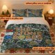 thumbnail image 1 of 3pcs The Stone Roses Printed Duvet Cover Set a Three-piece Duvet Cover Set Perfect for Holiday Decorations, 1 of 1