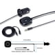 thumbnail image 3 of Kit Bluetooth para coche, receptor Bluetooth, adaptador de audio manos libres Bluetooth, micrófono integrado, clip para ventilación, cargador USB para coche de 2,1 A, 3 of 8
