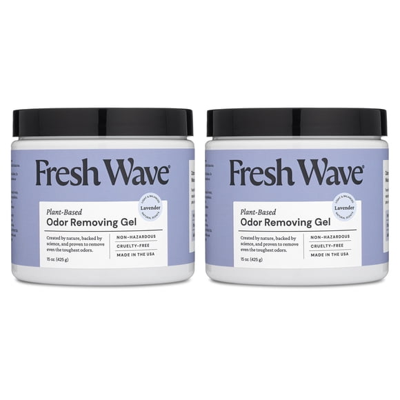 Gel eliminador de olores Fresh Wave Lavender, 450 ml, paquete de 2