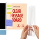 thumbnail image 1 of Tablero de notas para monitor meccaline 2 piezas 8 × 30 cm PET transparente, 1 of 7