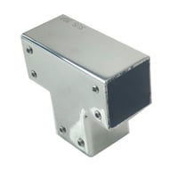 Magideal - Junta De Tubo Cuadrado De Acero Inoxidable Conector De Tubo Cuadrado 28 Mm Instalación Fácil Marina Hardware De Montaje Conector De 3 Vías Accesorios