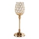 thumbnail image 1 of Candelero De Cristal Candelero Votivo Dorado Para Evento De Aniversario L, 1 of 5