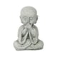thumbnail image 2 of Mini Estatuilla De Monje Estatua De Buda Sentado Creativo Kungfu Para Coche Teahouse` Not Speak, 2 of 5