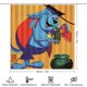 thumbnail image 2 of Perro ayudante-theme 4-Piece Shower Curtain Set with Rugs, Waterproof Bathroom Decor Set Includes Bath Mat, U-Shaped Rug, Toilet Lid Cover and Curtain with Hooks, 2 of 6