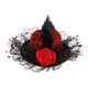 thumbnail image 1 of 1/3 BJD Sombrero De Copa De Fieltro Elegante Clásico Gorra Formal Para SD LUTS YOSD Encaje Rojo, 1 of 3