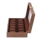 thumbnail image 3 of Caja De Reloj Organizador De Vitrina De Madera 12 Ranuras Grano De Madera De Nogal, 3 of 5