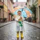 thumbnail image 2 of Poncho Niño Capa Impermeable Portátil Lluvia Dinosaurio, 2 of 6