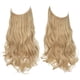 thumbnail image 1 of Xiao Hua Extensión de Cabello con Alambre de Línea de Pesca invisible, Fibra Sintética Larga Ondulada Rizada, Extensión de Cabello Estilo Diadema Ajustable, 16 inch beige, 1 Pieza, Estilo F, 1 of 4